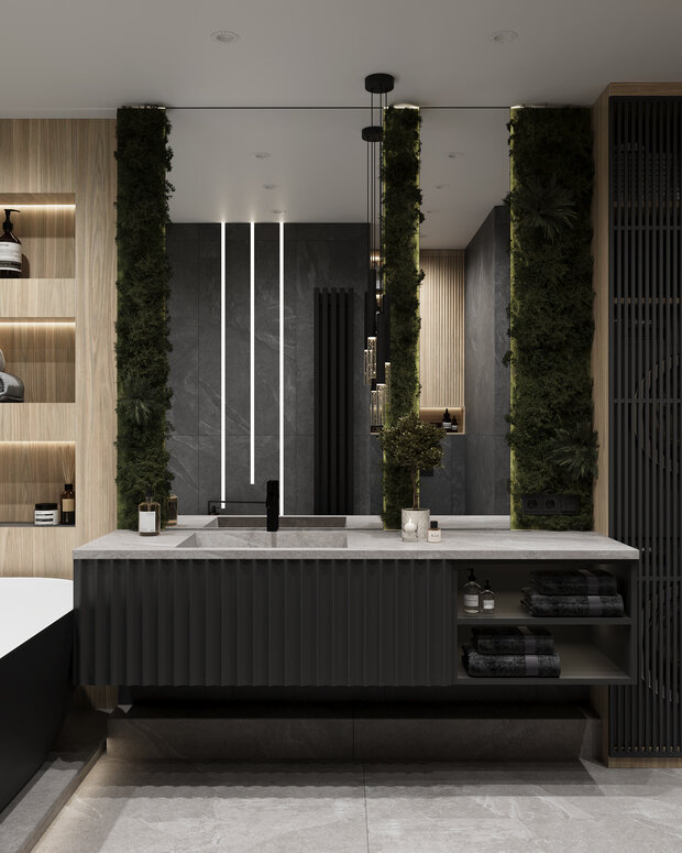 Фото из портфолио Гостиная с интересными решениями – фотографии дизайна интерьеров на INMYROOM