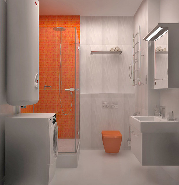 Фото из портфолио Метаморфозы оранжевого – фотографии дизайна интерьеров на INMYROOM