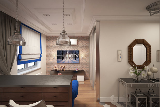 Фото из портфолио Американский лофт – фотографии дизайна интерьеров на INMYROOM