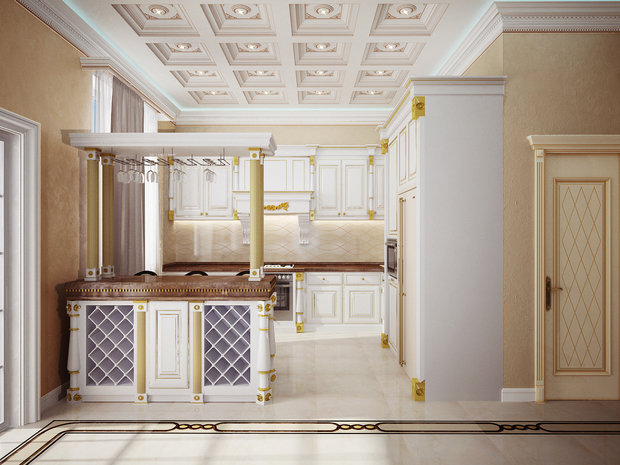 Фото из портфолио Столовая в классическом стиле – фотографии дизайна интерьеров на INMYROOM
