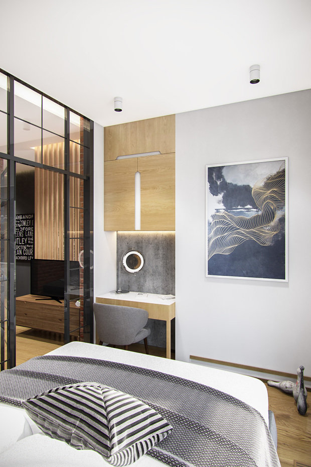 Фото из портфолио Квартира для молодой семьи в стиле лофт – фотографии дизайна интерьеров на INMYROOM