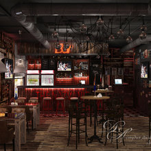 Фото из портфолио League bar. Спорт-бар – фотографии дизайна интерьеров на INMYROOM