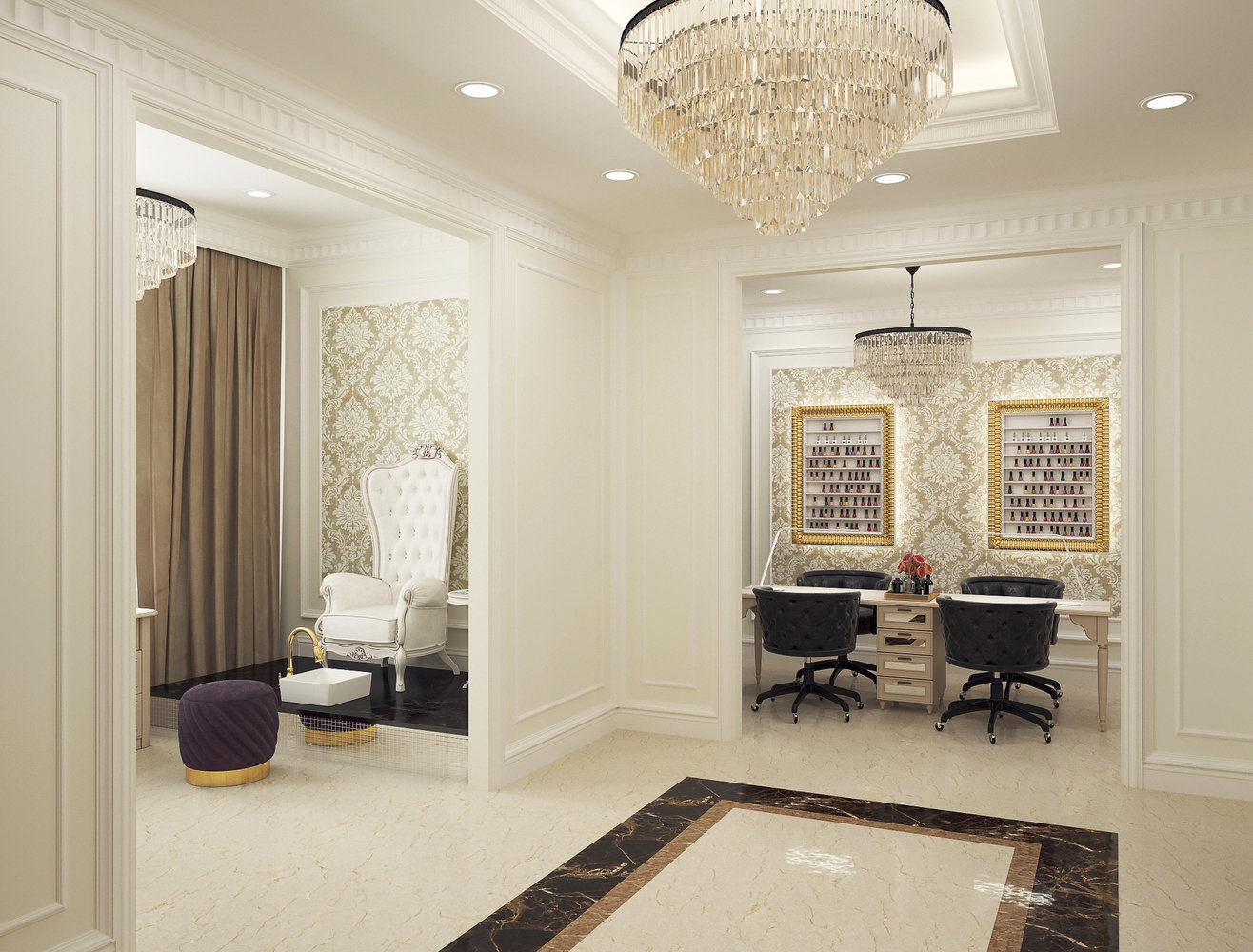 Фото из портфолио Салон красоты, г.Москва – фотографии дизайна интерьеров на INMYROOM Фото из портфолио Салон красоты, г.Москва – фотографии дизайна интерьеров на INMYROOM
