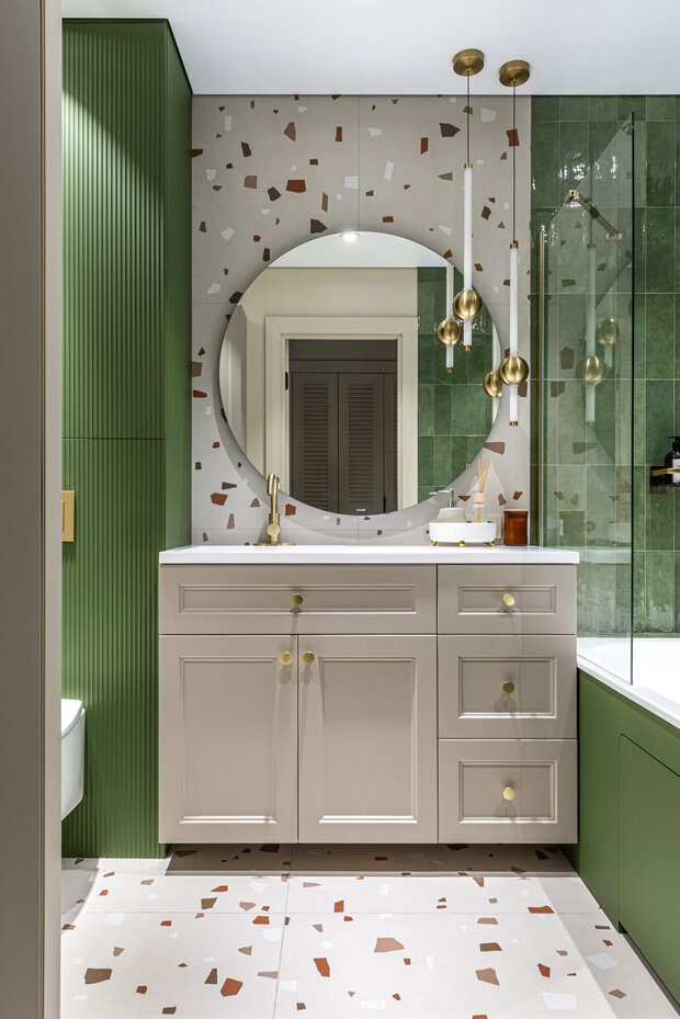 Фотография: Ванная в стиле Современный, Эклектика, Квартира, Проект недели, Москва, 4 и больше, Более 90 метров, Мастерская дизайна Fartuck – фото на INMYROOM