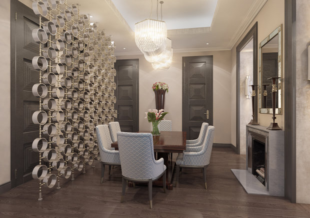 Фото из портфолио Ар Деко в TriBeCa апартаментах – фотографии дизайна интерьеров на INMYROOM