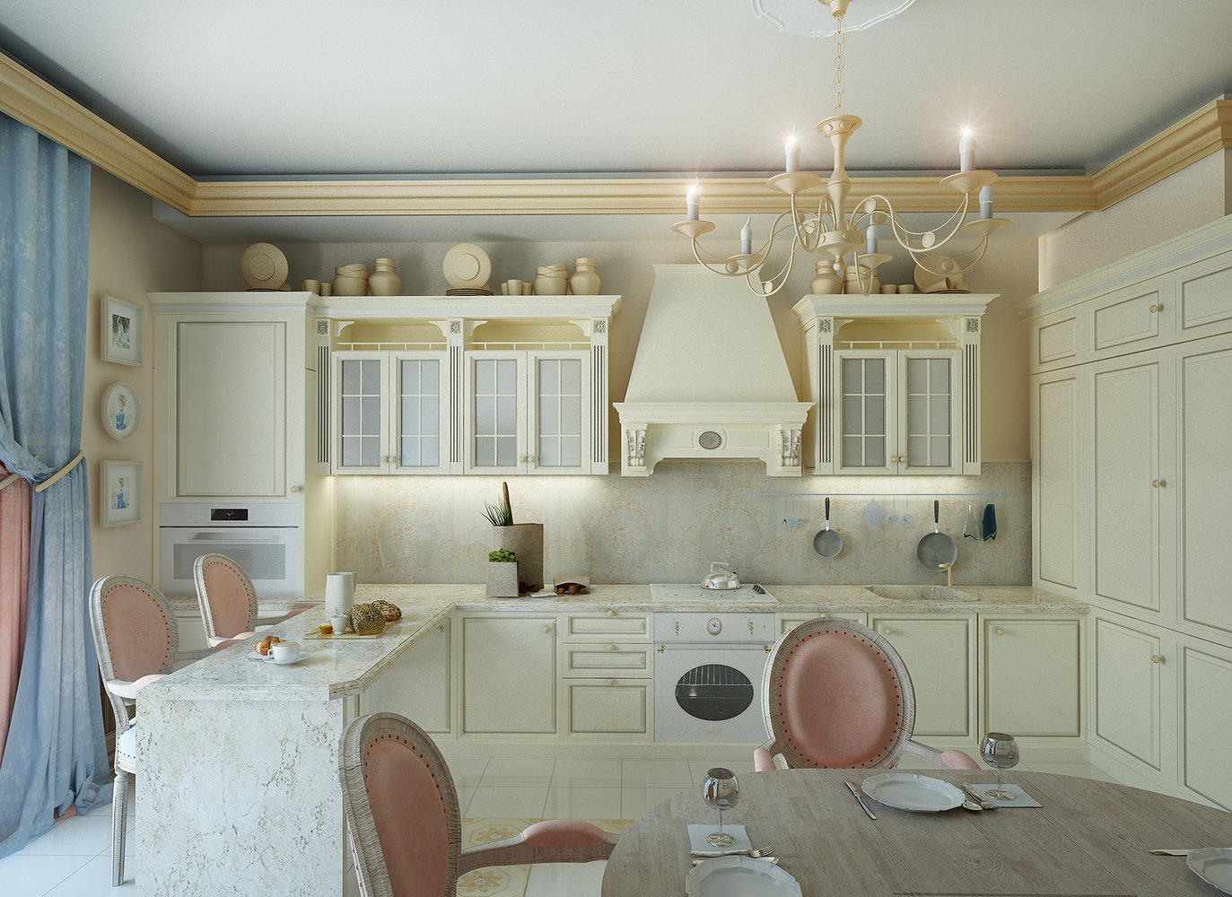 Фото из портфолио Дворянская классика – фотографии дизайна интерьеров на INMYROOM Фото из портфолио Дворянская классика – фотографии дизайна интерьеров на INMYROOM