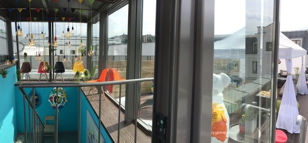 Фото из портфолио Оформление веранды флагманского шоу-рума дизайнерской мебели COSMORELAX – фотографии дизайна интерьеров на INMYROOM