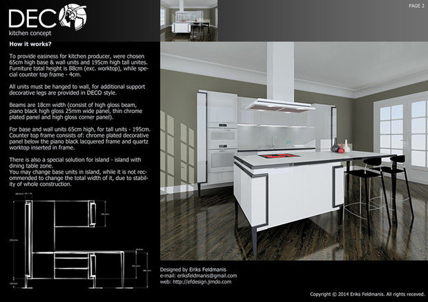 Фото из портфолио DECO Kitchen furniture – фотографии дизайна интерьеров на INMYROOM