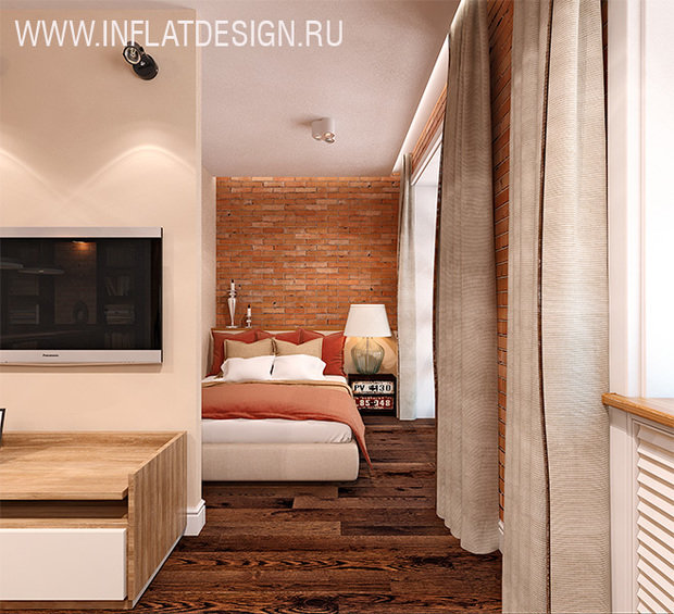 Фото из портфолио Однокомнатная квартира 41 кв м – фотографии дизайна интерьеров на INMYROOM