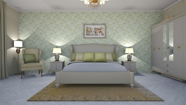 Фото из портфолио Спальня для клиента из США – фотографии дизайна интерьеров на INMYROOM