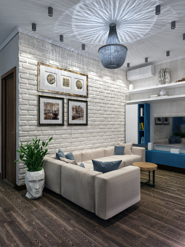 Фото из портфолио Квартира в г.Москве, 50 кв.м. – фотографии дизайна интерьеров на INMYROOM