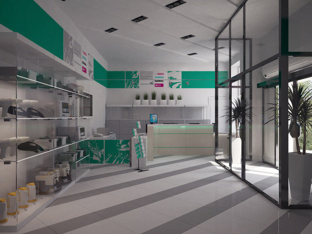 Фото из портфолио Модерн в интерьере офиса – фотографии дизайна интерьеров на INMYROOM