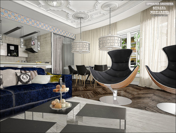 Фото из портфолио Остоженка Парк Палас – фотографии дизайна интерьеров на InMyRoom.ru