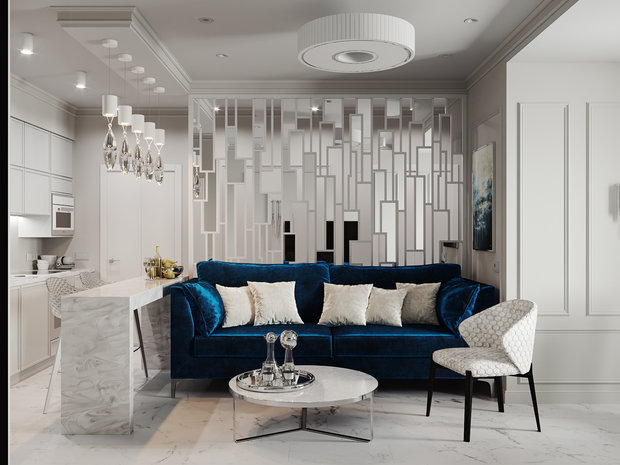 Фото из портфолио Трехкомнатная квартира студия – фотографии дизайна интерьеров на INMYROOM