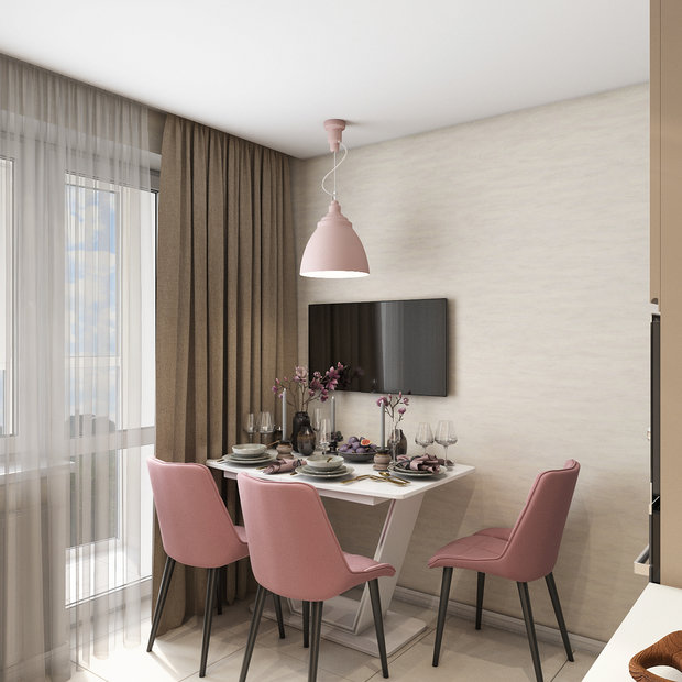 Фото из портфолио Квартира 38,9 м2 (2020) – фотографии дизайна интерьеров на INMYROOM