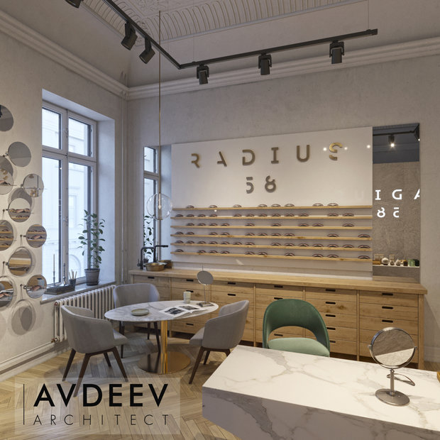 Фото из портфолио Магазин оптики RADIUS 58 – фотографии дизайна интерьеров на INMYROOM