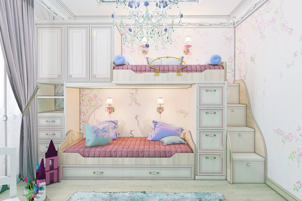 Фотография: Детская в стиле Прованс и Кантри – фото на INMYROOM