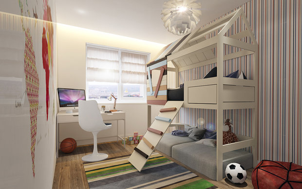 Фото из портфолио Двухкомнатная квартира – фотографии дизайна интерьеров на INMYROOM