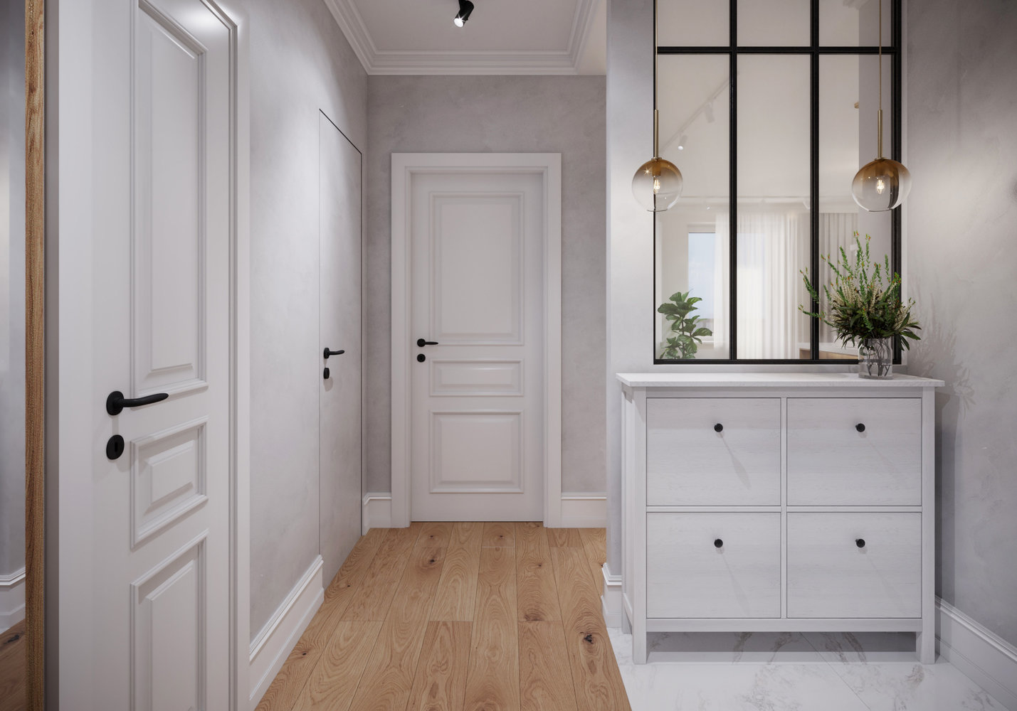 Фотография: Прихожая в стиле Современный, Квартира, Проект недели, Санкт-Петербург, 3 комнаты, 60-90 метров, Юлия Бабинцева, YUHOME design – фото на INMYROOM Фотография: Прихожая в стиле Современный, Квартира, Проект недели, Санкт-Петербург, 3 комнаты, 60-90 метров, Юлия Бабинцева, YUHOME design – фото на INMYROOM