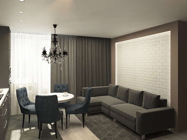 Фото из портфолио Кухня-Гостиная – фотографии дизайна интерьеров на INMYROOM
