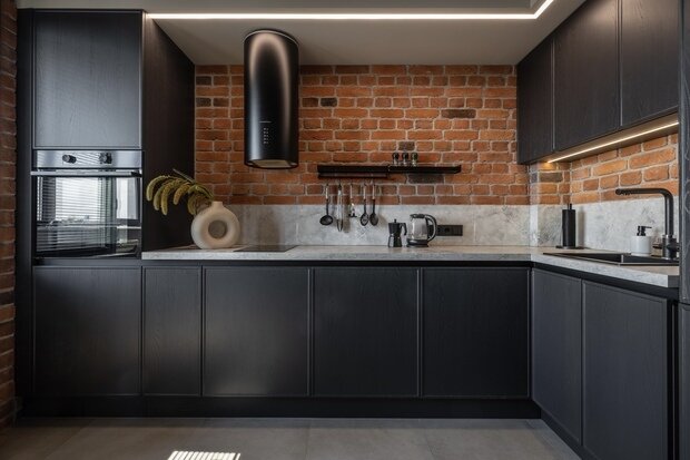 Фотография: Кухня и столовая в стиле Лофт, Современный, Квартира, Студия, Проект недели, Самара, 40-60 метров, ART METR – фото на INMYROOM