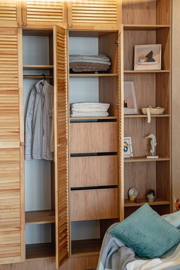 Фотография: Гостиная в стиле Скандинавский, Современный, Эклектика, Эко, Квартира, Крым, Проект недели, 3 комнаты, Более 90 метров, Red Wine design, Евпатория – фото на INMYROOM