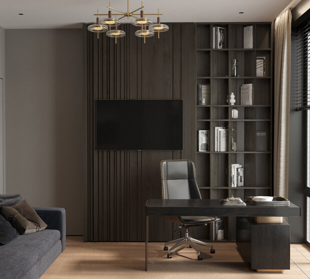 Фото из портфолио Интерьер видовой квартиры с террасой – фотографии дизайна интерьеров на INMYROOM