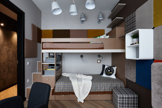 Фото из портфолио Квартира в ЖК «Wellton Park» – 165 м² – фотографии дизайна интерьеров на INMYROOM