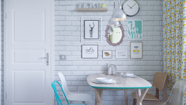 Фотография: Кухня и столовая в стиле Скандинавский, Советы, маленькая кухня, Ашан, Auchan – фото на INMYROOM