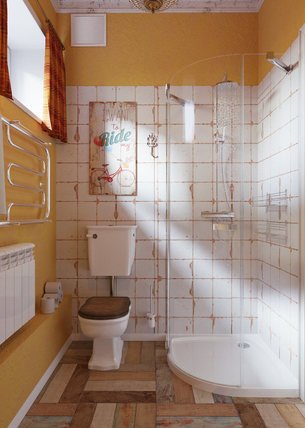 Фото из портфолио Деревенский прованс под Томском – фотографии дизайна интерьеров на INMYROOM