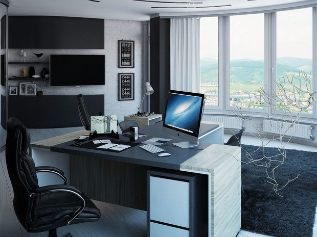 Фотография: Офис в стиле Современный – фото на INMYROOM