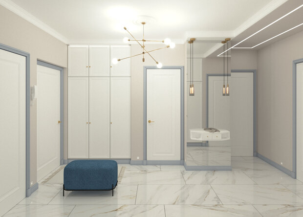 Фото из портфолио Квартира в стиле неоклассика – фотографии дизайна интерьеров на INMYROOM