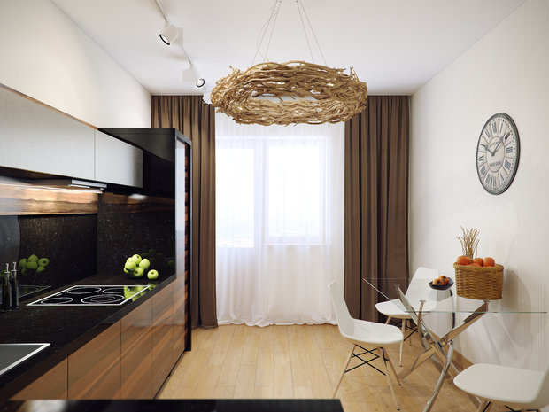 Фотография: Кухня и столовая в стиле Современный, Квартира, Дома и квартиры, Минимализм, Эко – фото на INMYROOM