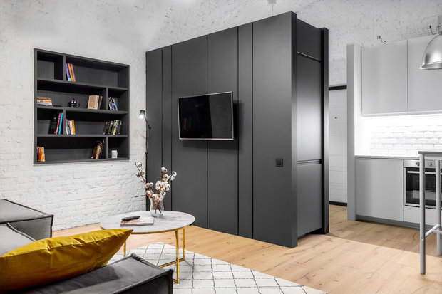 Фотография: Гостиная в стиле Скандинавский, Современный, Гид – фото на INMYROOM