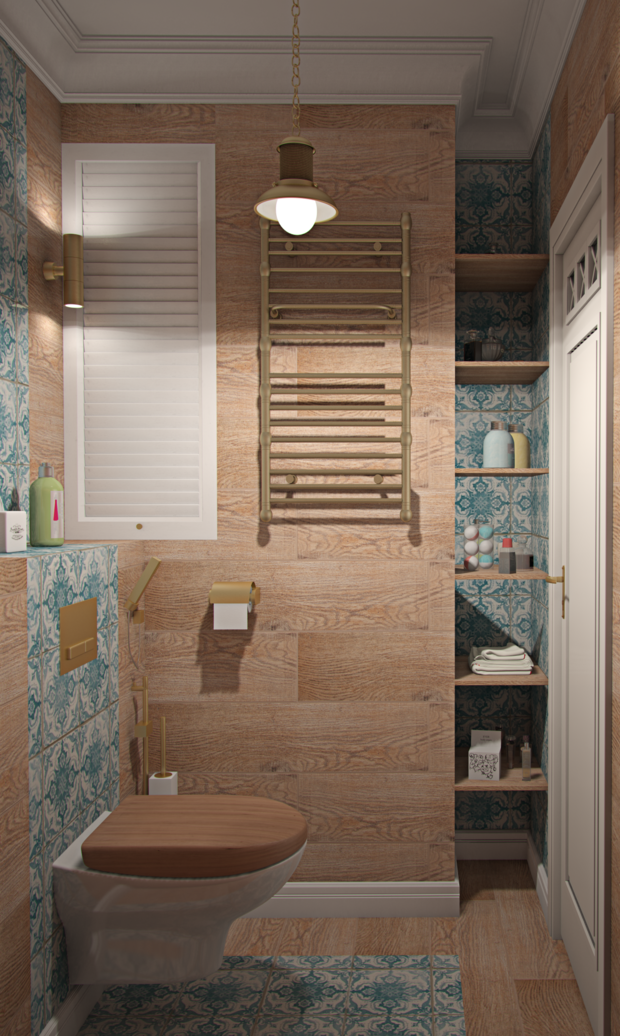 Фотография: Ванная в стиле Прованс и Кантри – фото на INMYROOM