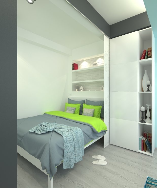 Фото из портфолио Квартира 30 квадратных метров в Сочи – фотографии дизайна интерьеров на INMYROOM