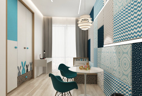 Детская. Квартира 127 м2, Курортный проспект, Сочи