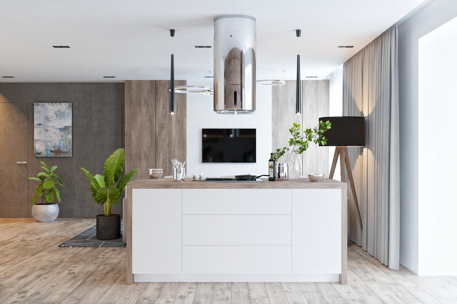 Фотография: Кухня и столовая в стиле Эко, Квартира, Проект недели, Монолитный дом, 3 комнаты, 60-90 метров, Днепропетровск, PARA Studio – фото на INMYROOM