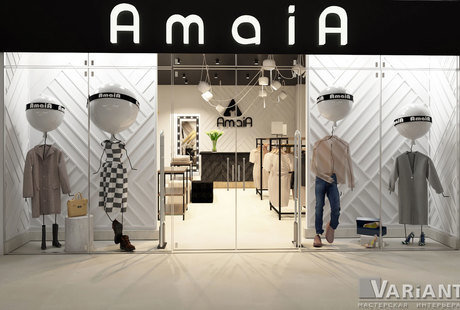 Интерьер бутика «AmaiA»