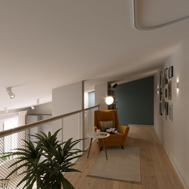 Фото из портфолио 2-х уровневая квартира_СПБ – фотографии дизайна интерьеров на INMYROOM