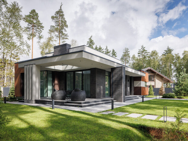 Фотография: Ландшафт в стиле , Дом, Проект дня, Санкт-Петербург, Дом и дача, Ленинградская область, 4 и больше, Более 90 метров, Юлия Скачкова – фото на INMYROOM