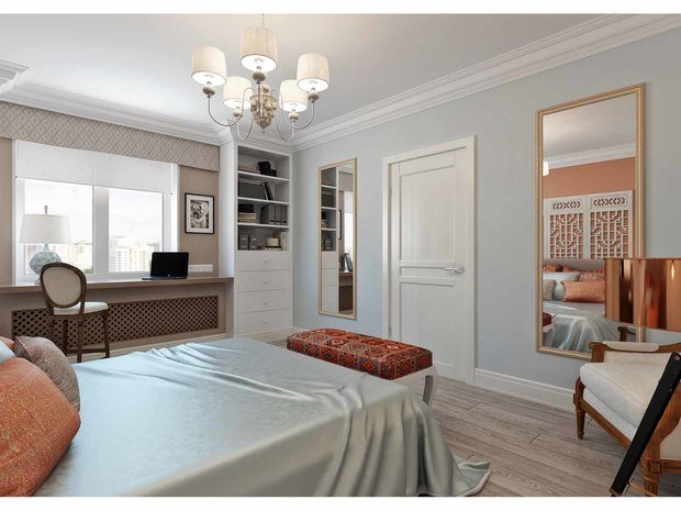 Фото из портфолио "Дотянуться до звезды". Проект квартиры 100 кв.м. – фотографии дизайна интерьеров на INMYROOM