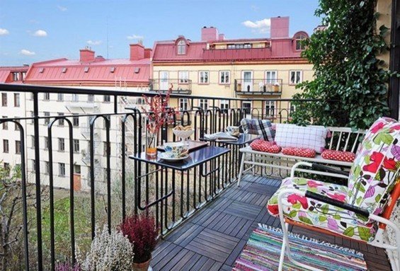 Фотография: Балкон, Терраса в стиле Прованс и Кантри, Скандинавский, Современный – фото на INMYROOM