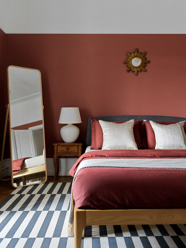 Фотография: Спальня в стиле Эклектика, Квартира, Проект недели, Москва, Дарья Назаренко, Сталинка, 3 комнаты, 60-90 метров – фото на INMYROOM