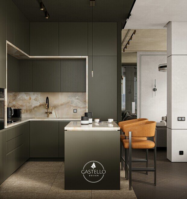 Фото из портфолио ЖК West Garden - 48 м² – фотографии дизайна интерьеров на INMYROOM