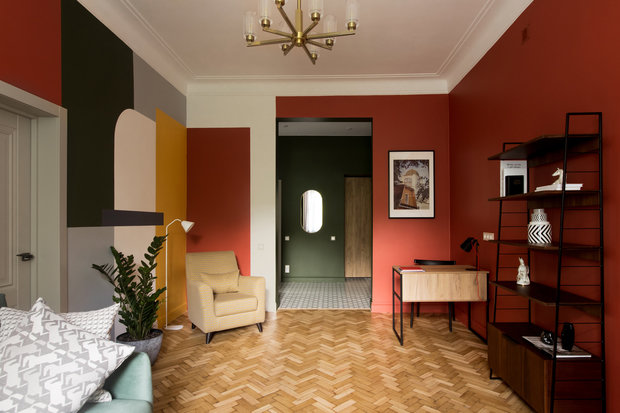 Фотография: Кабинет в стиле Современный, Квартира, Проект недели, 2 комнаты, 40-60 метров, 60-90 метров, Ярославль, Елена Бердникова – фото на INMYROOM