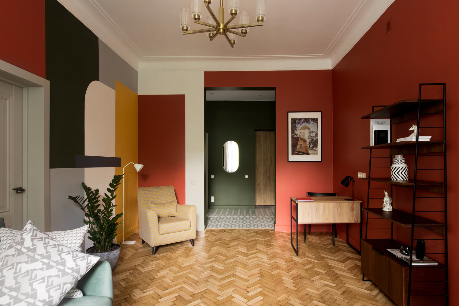 Фотография: Кабинет в стиле Современный, Квартира, Проект недели, 2 комнаты, 40-60 метров, 60-90 метров, Ярославль, Елена Бердникова – фото на INMYROOM Фотография: Кабинет в стиле Современный, Квартира, Проект недели, 2 комнаты, 40-60 метров, 60-90 метров, Ярославль, Елена Бердникова – фото на INMYROOM