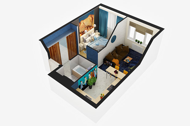 Фото из портфолио 3D-планировки – фотографии дизайна интерьеров на INMYROOM