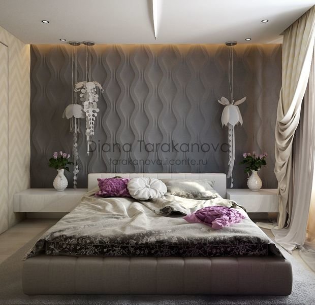 Фото из портфолио Спальня в московской квартире – фотографии дизайна интерьеров на INMYROOM