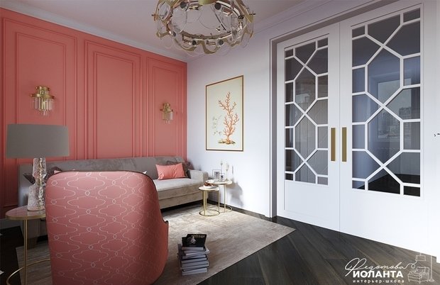 Фото из портфолио ЖК Коралл (гостиная) – фотографии дизайна интерьеров на INMYROOM